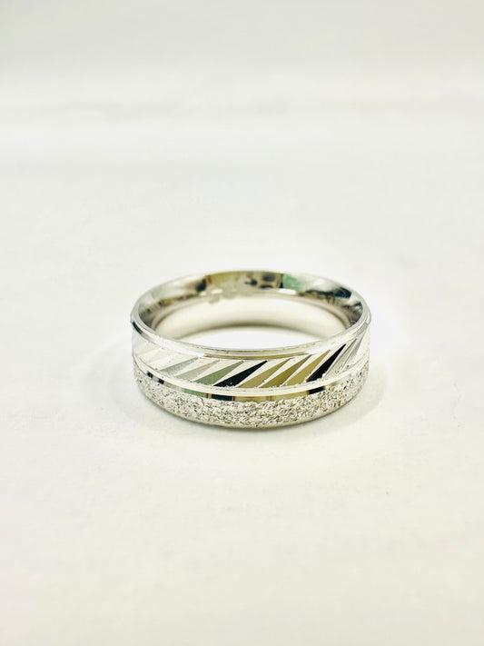 ALLIANCE HOMME EN ARGENT 925