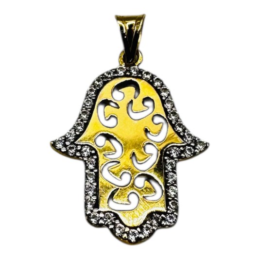 Pendentif Main de Fatma en Or 18 Carats
