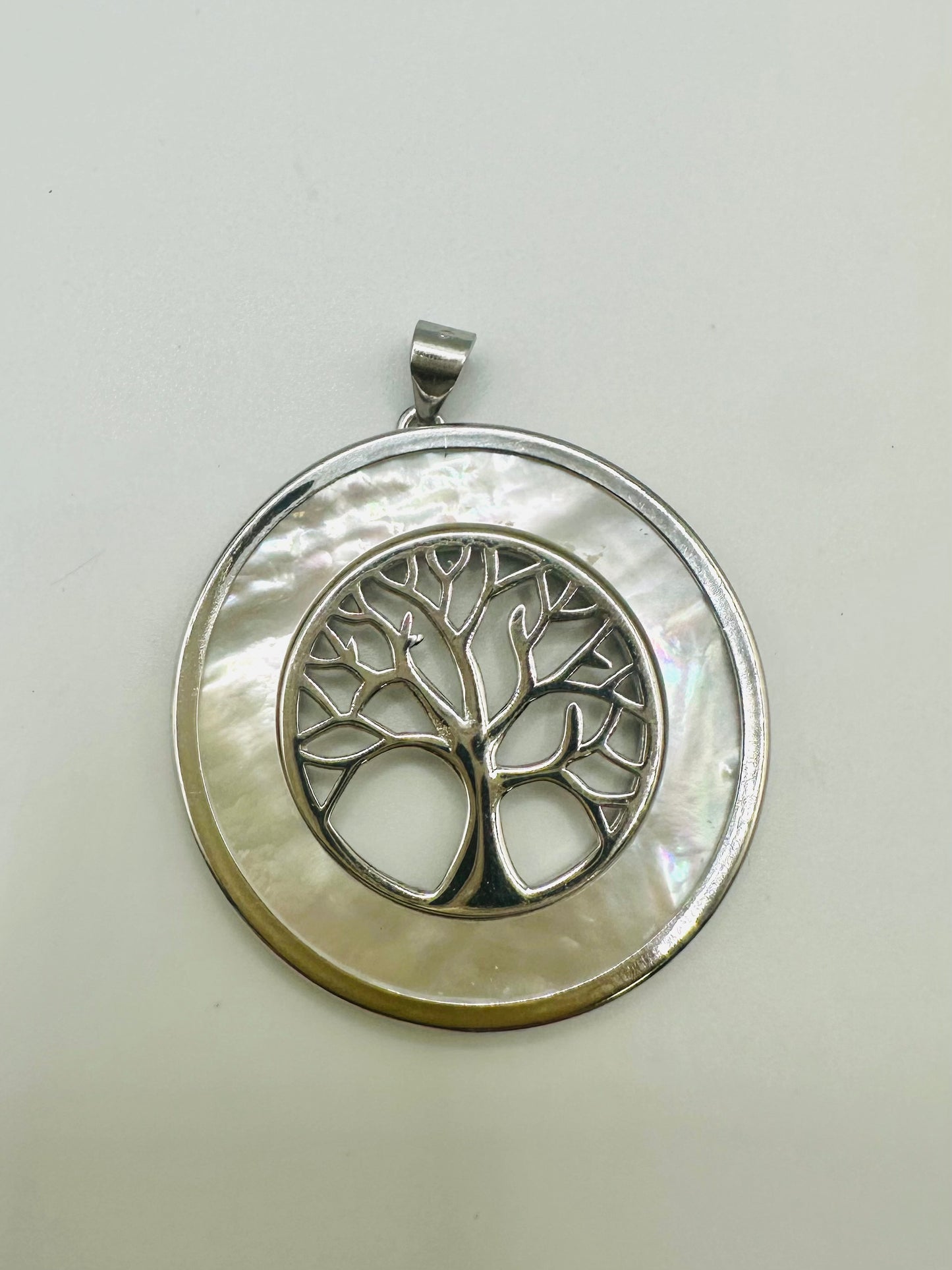 Pendentif en Argent 925 ~ Arbre De Noah