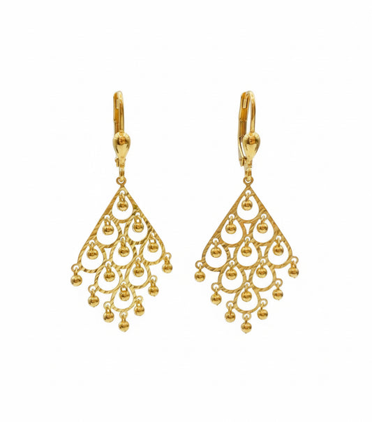 Boucles D’oreilles Vintage Or 750/1000