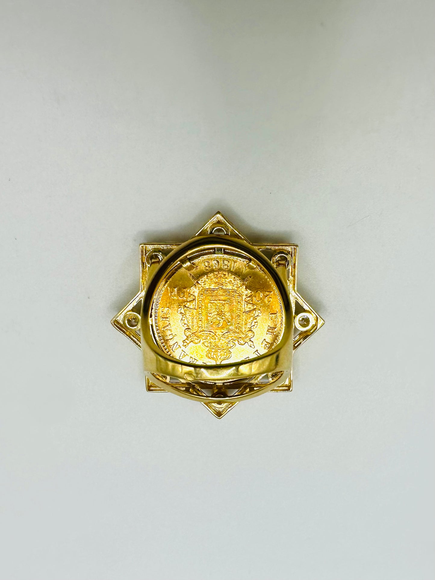 Bague Porte-Pièce “Napoléon Empire” – Or 18 et 21 carats