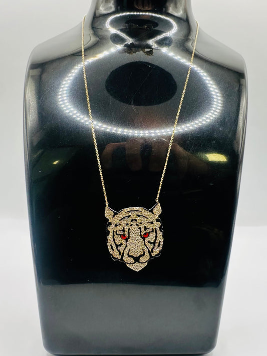 Collier tête de panthère 🐆 en or 18 carats