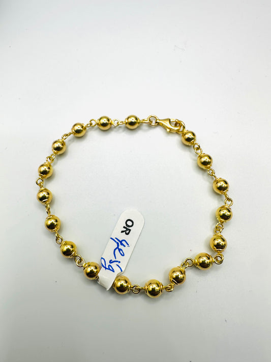 Bracelet perles de Marseille Or 750/1000