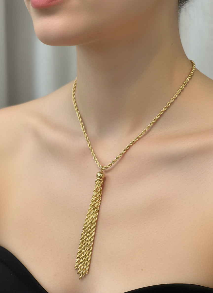 Collier Maille Torsadée Or 750/1000