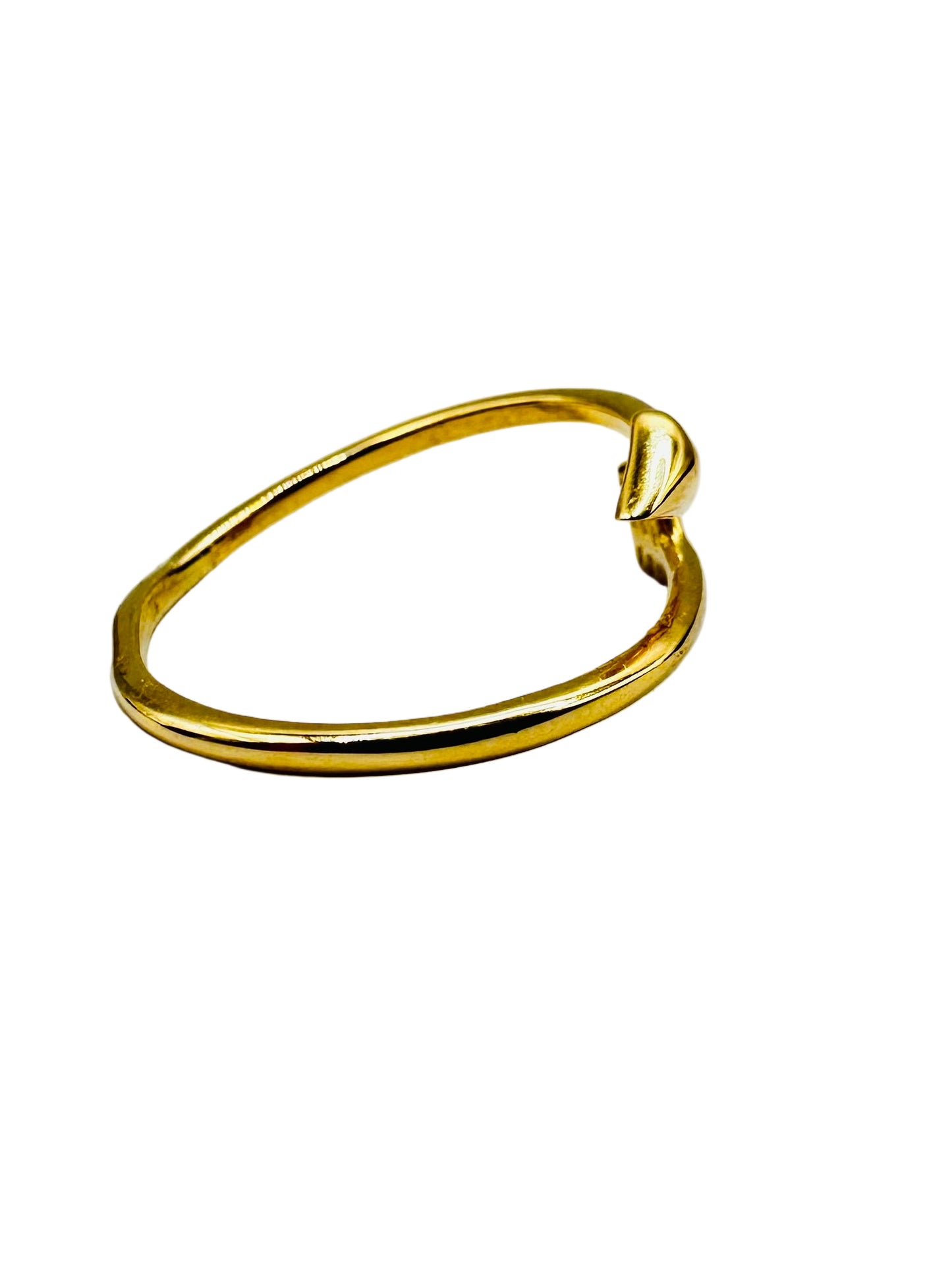 Bague Flèche Ajustable en Or Jaune 18 Carats