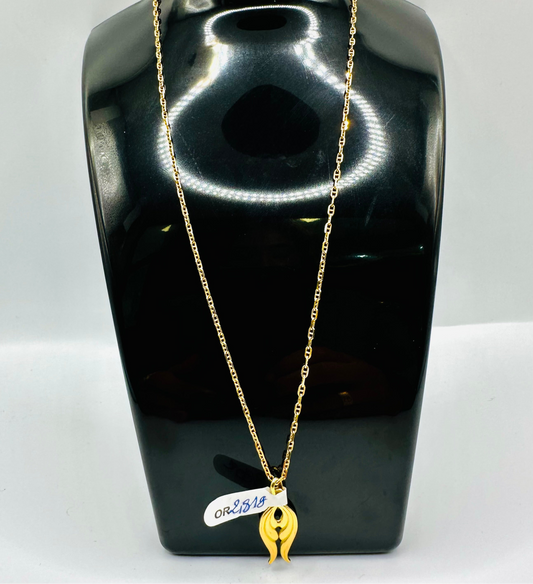 Chaîne & Pendentif Ailes 🪽 Or 750/1000