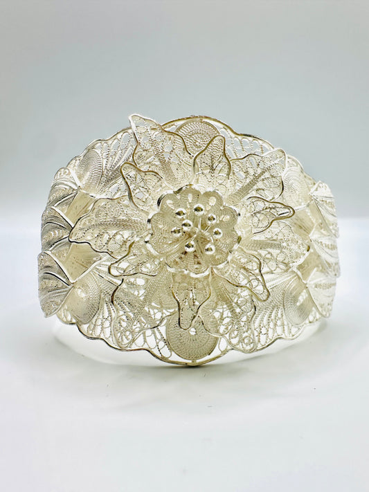 Bracelet Fleur Royale en Argent 925