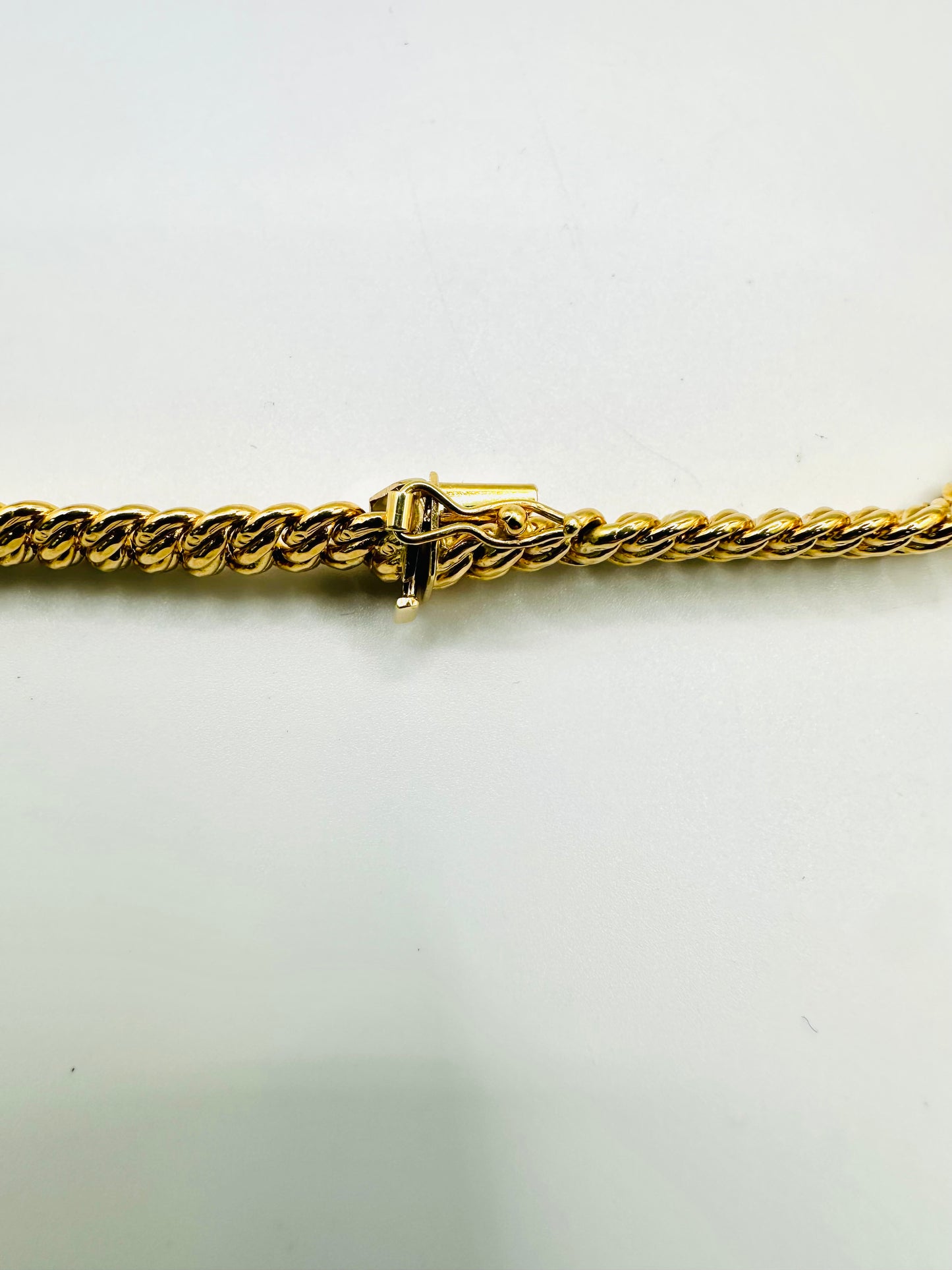 Chaîne maille américaine en chute Or 750/1000