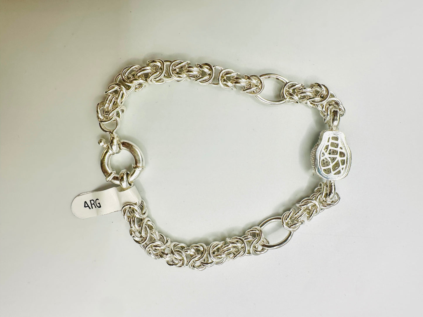 Bracelet Gourmette Léopard En Argent 925