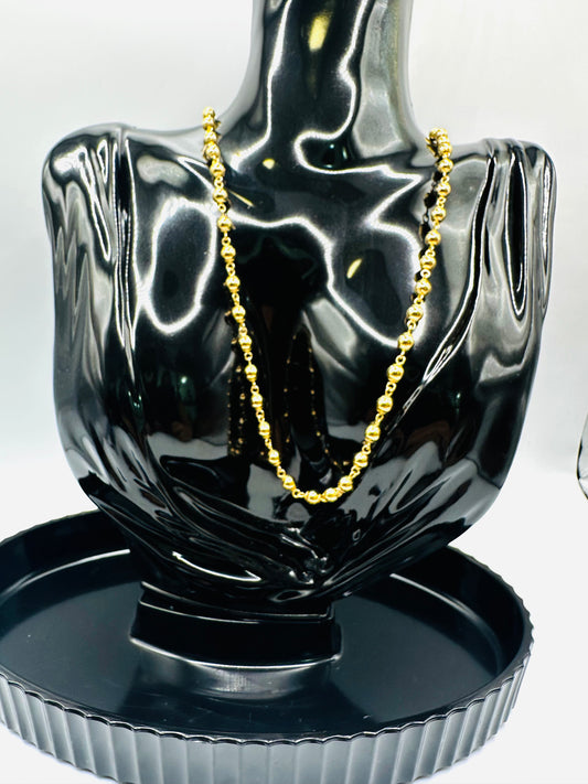 Chaîne perles de Marseille Or 750/1000