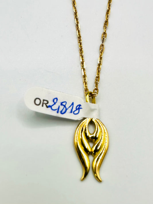 Duo Ailes d’Or 🪽 avec chaîneOr 750/1000