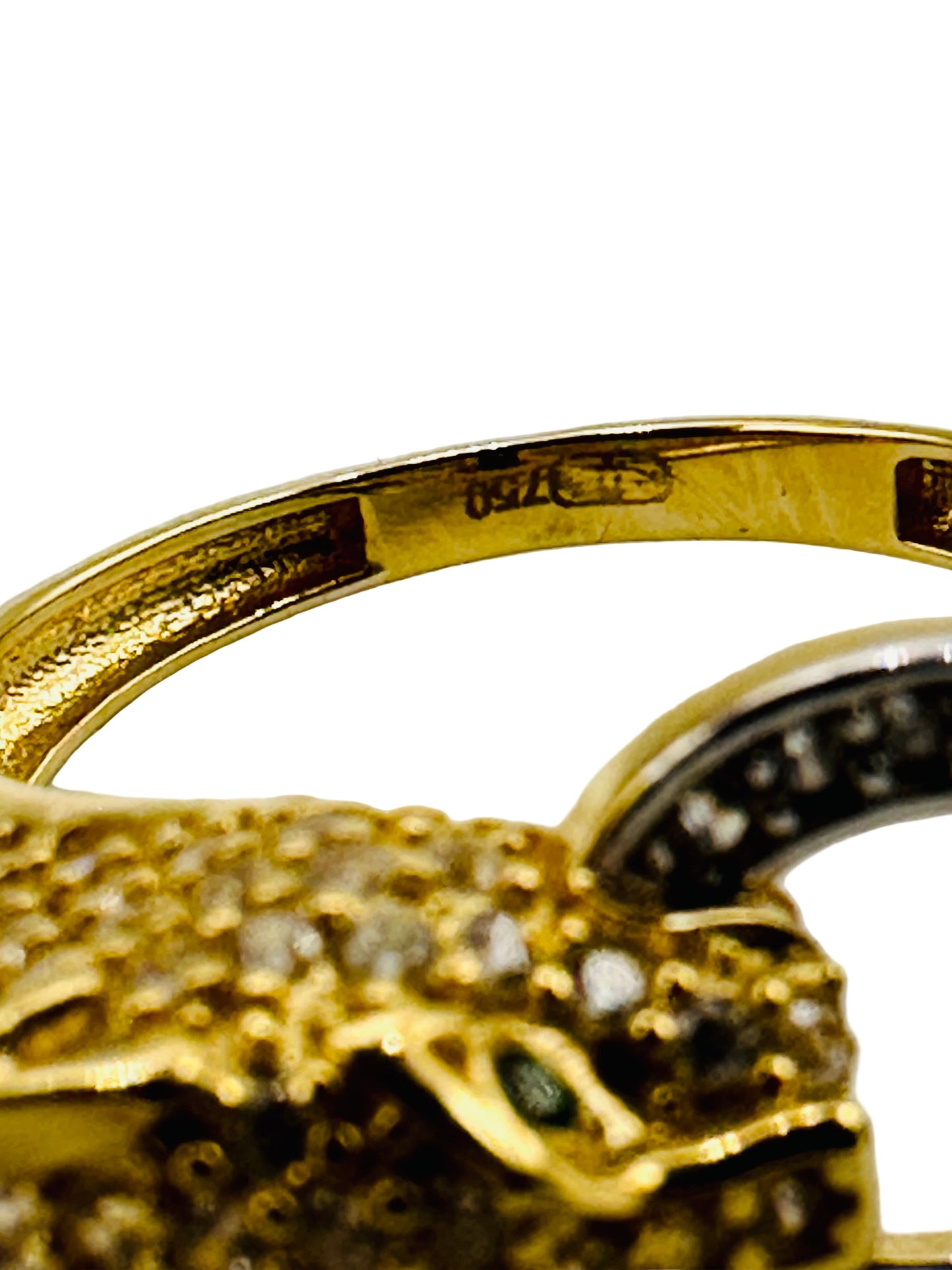 Bague tête de panthère 🐆 en or 18 carats