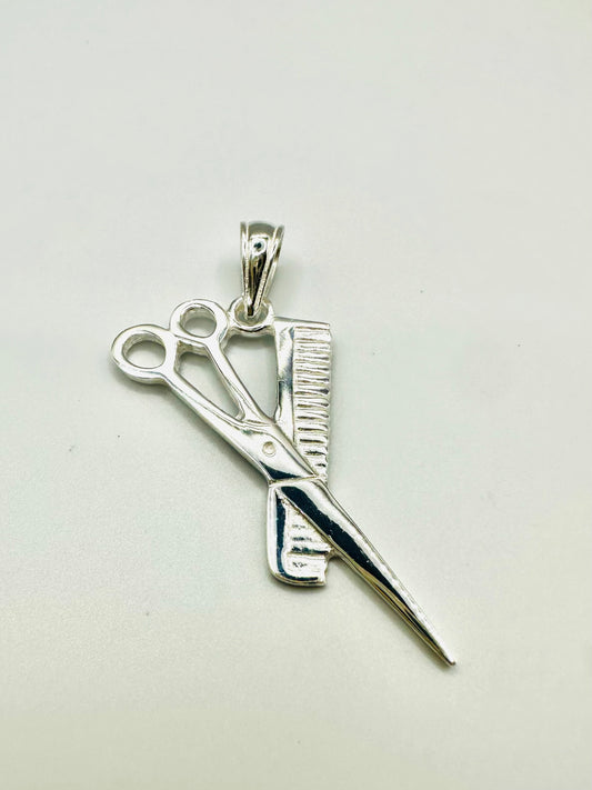PENDENTIF HOMME Ciseau en argent 925