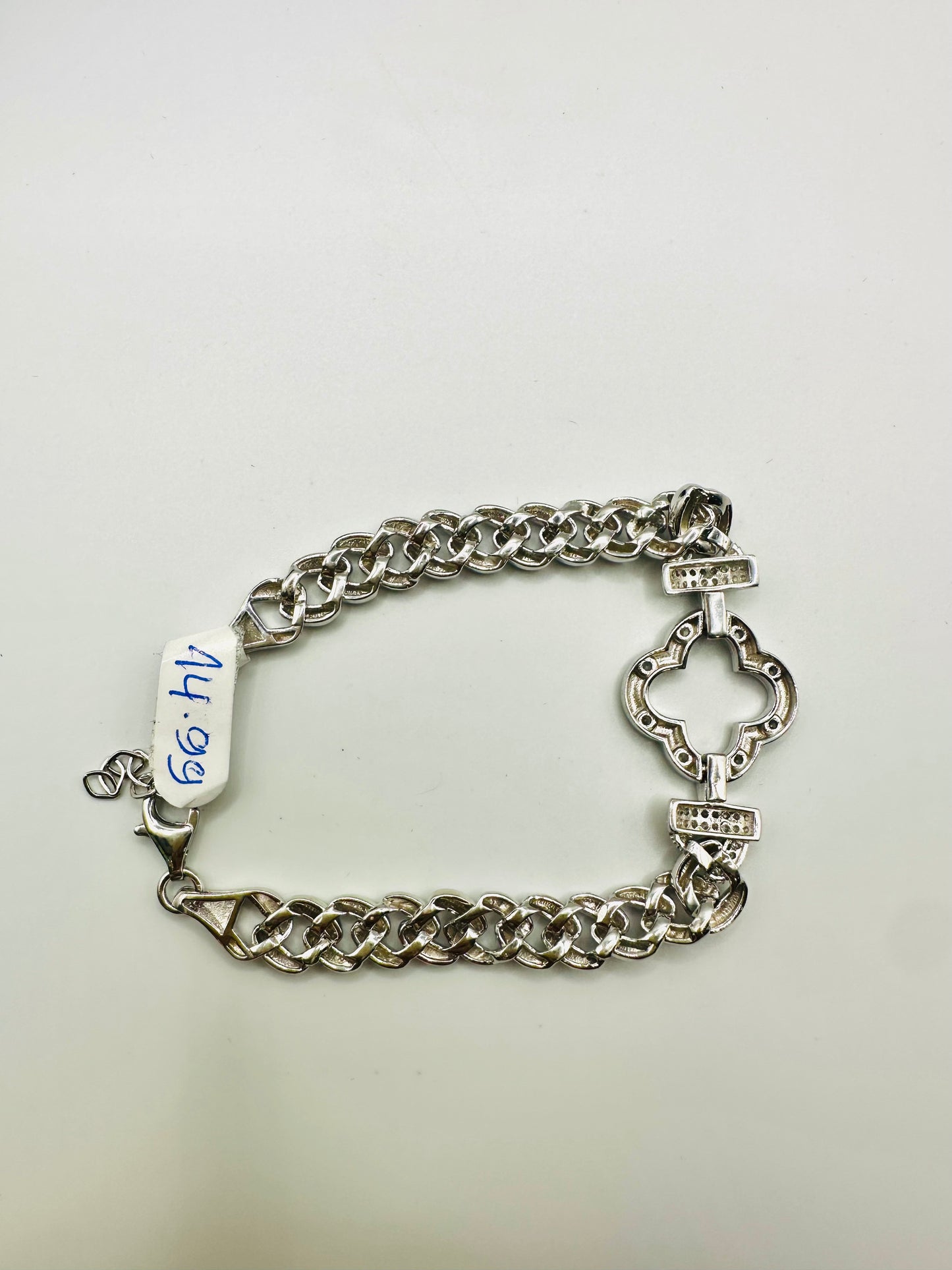 Bracelet Trèfle Porte-Bonheur en Argent 925