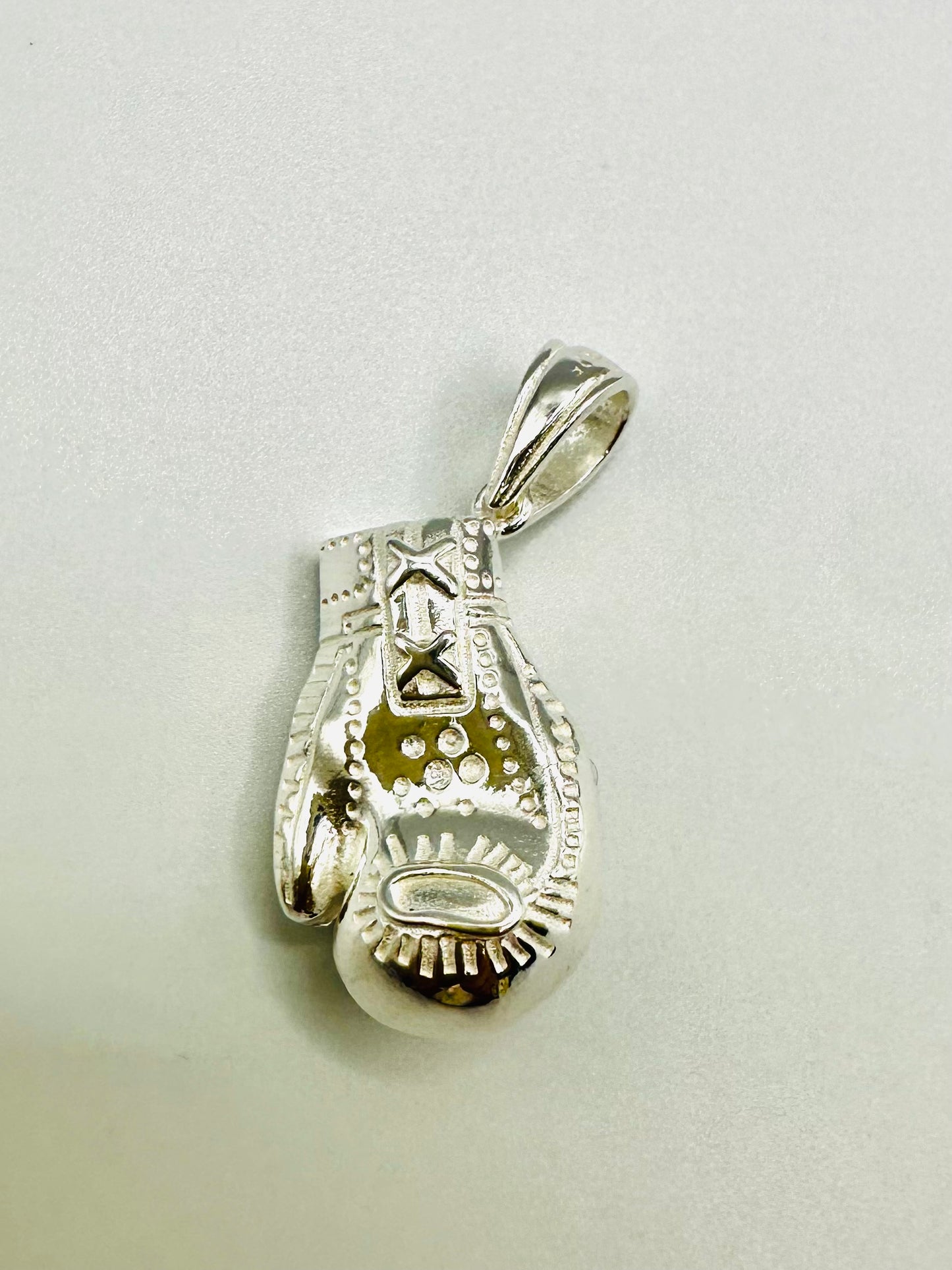 PENDENTIF HOMME gant de boxe en argent 925