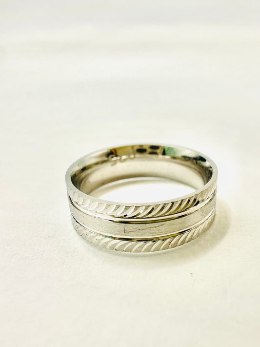 ALLIANCE HOMME EN ARGENT 925