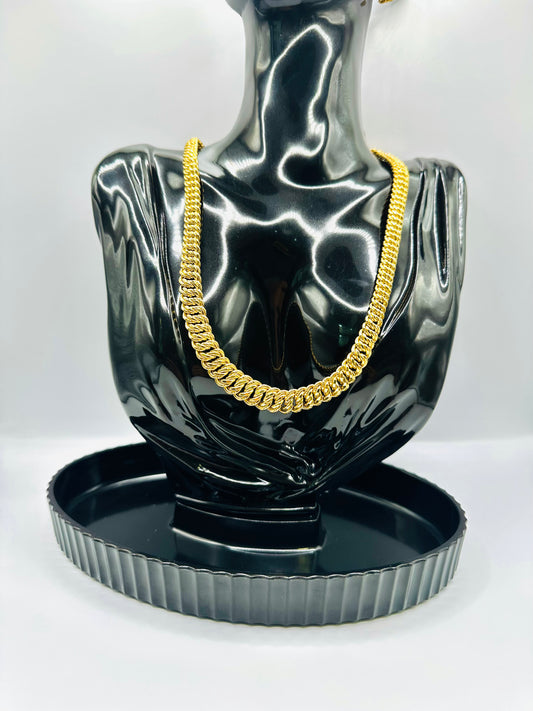 Chaîne maille américaine en chute Or 750/1000