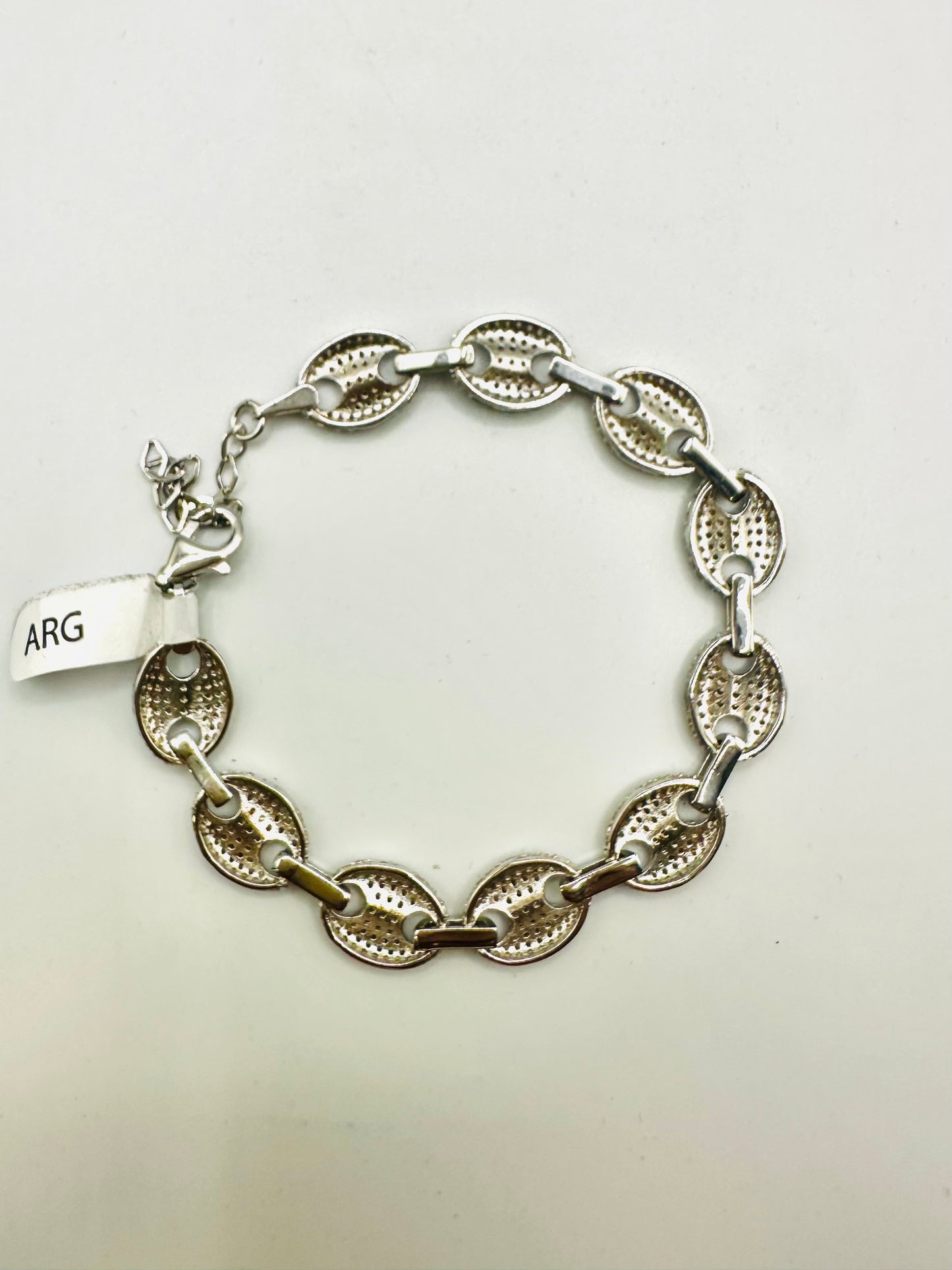 Bracelet Femme en Argent 925 – Graine de Café Perlée