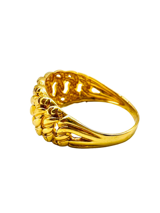 Bague Maille Américaine Or 750/1000