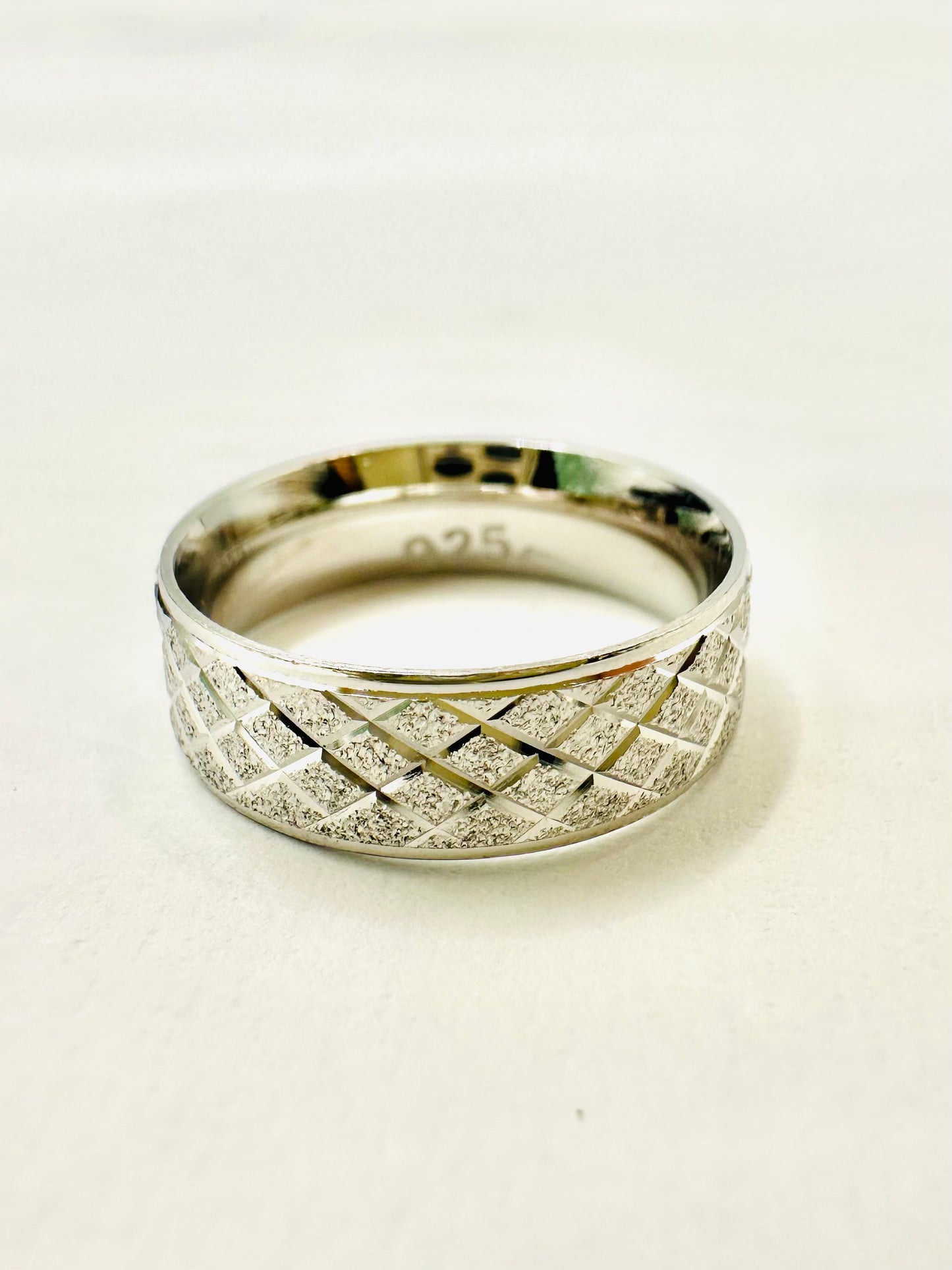 ALLIANCE HOMME EN ARGENT 925