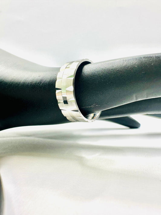 ALLIANCE HOMME EN ARGENT 925