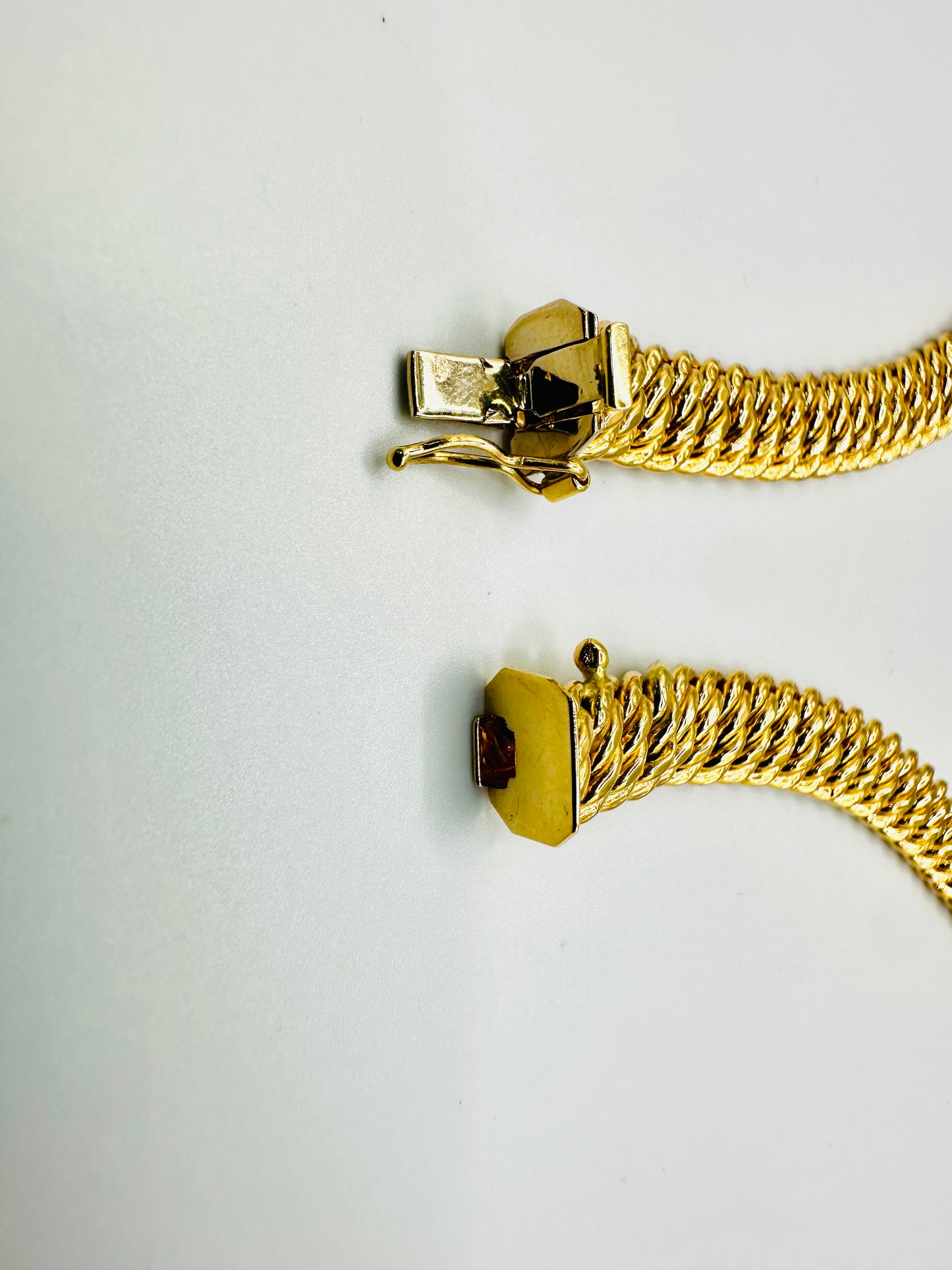 Chaîne maille américaine en chute Or 750/1000
