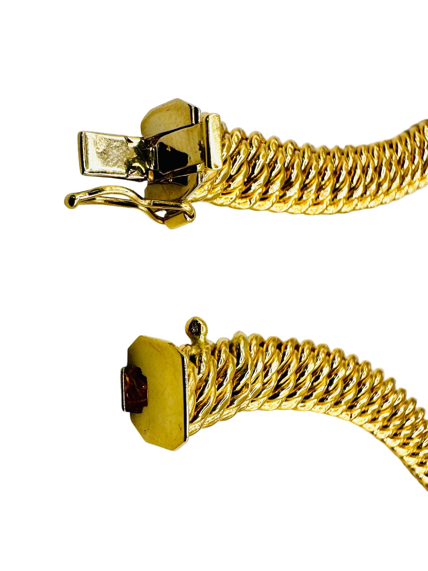 Chaîne maille américaine en chute Or 750/1000