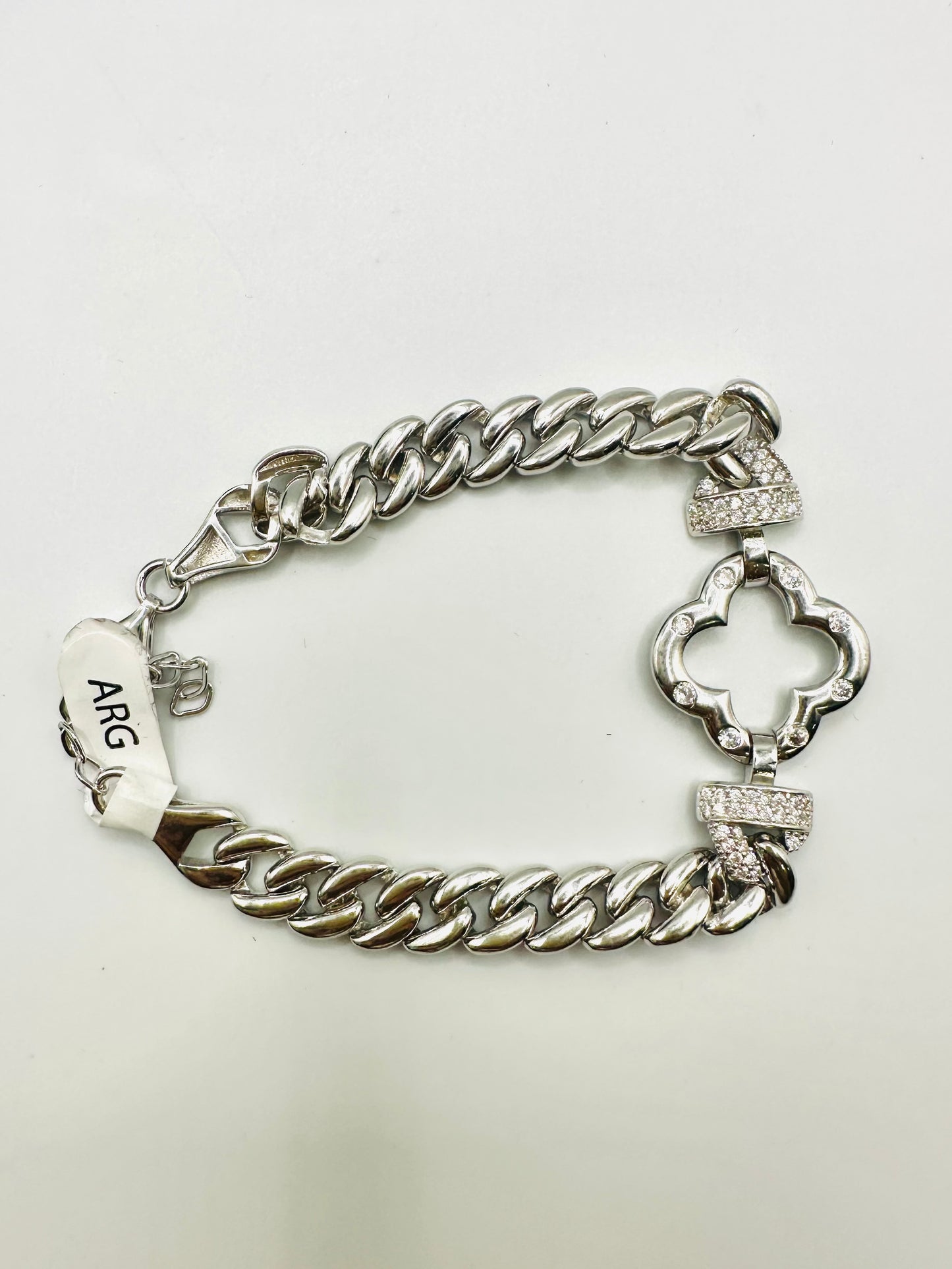 Bracelet Trèfle Porte-Bonheur en Argent 925