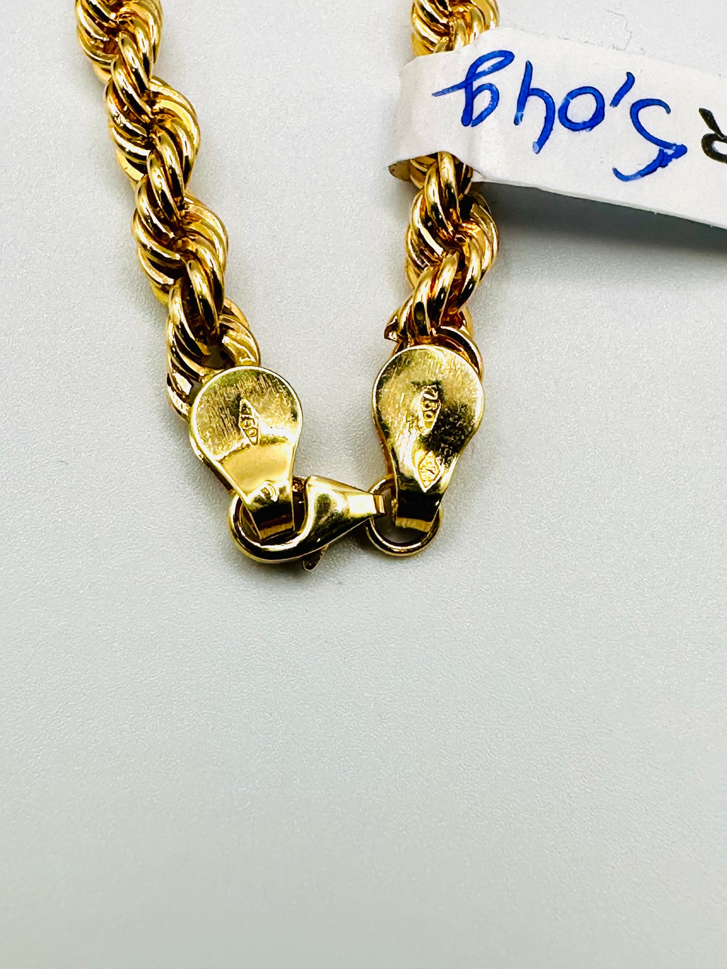 Gourmette maille torsadée Or 750/1000