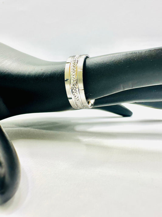 ALLIANCE HOMME EN ARGENT 925