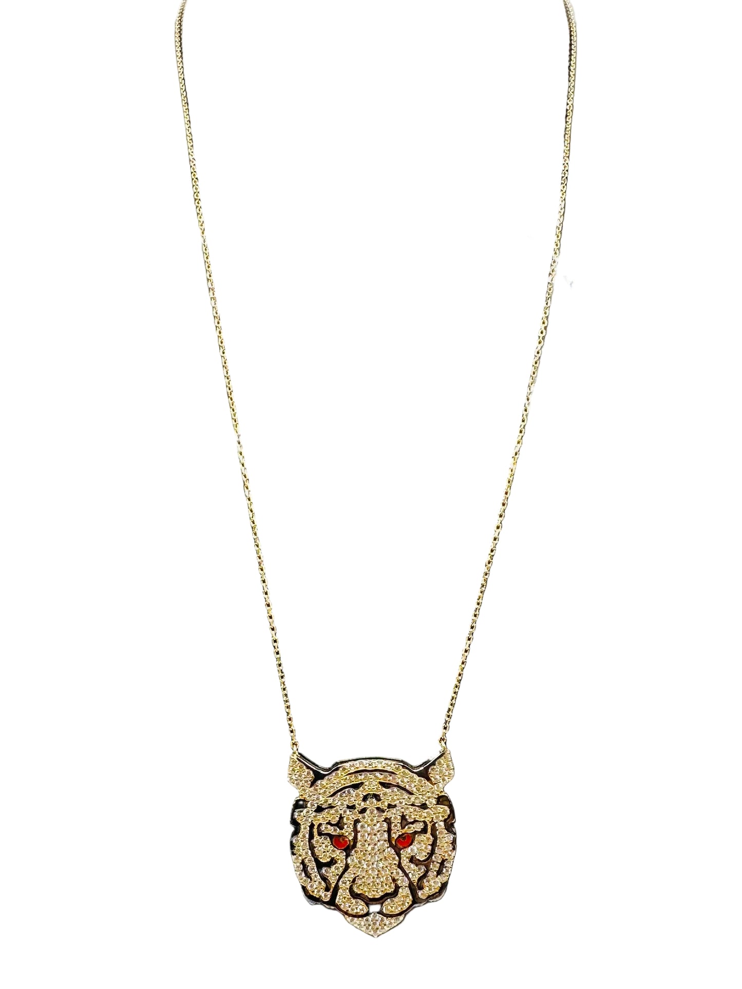Collier tête de panthère 🐆 en or 18 carats