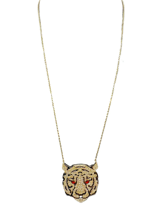Collier tête de panthère 🐆 en or 18 carats