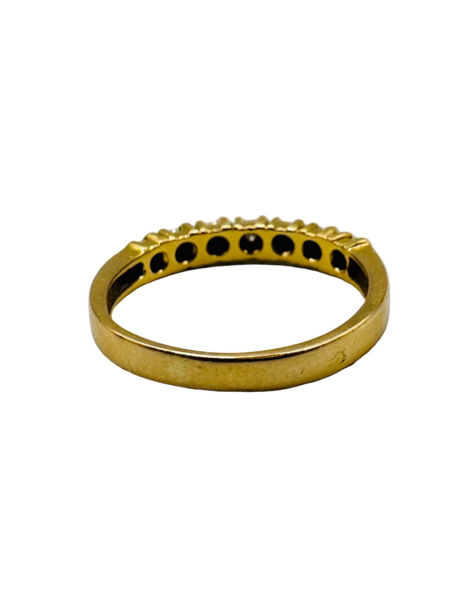 Alliance Diamant Demi Jonc Or 750/1000