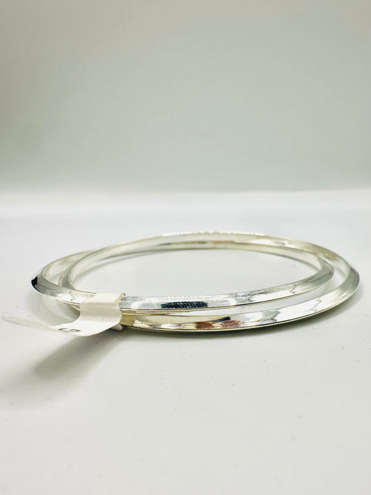 Bracelet Duo d’Anneaux Entrelacés en Argent 925