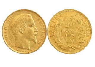 PIECE NAPOLEAN 20 FRANCS