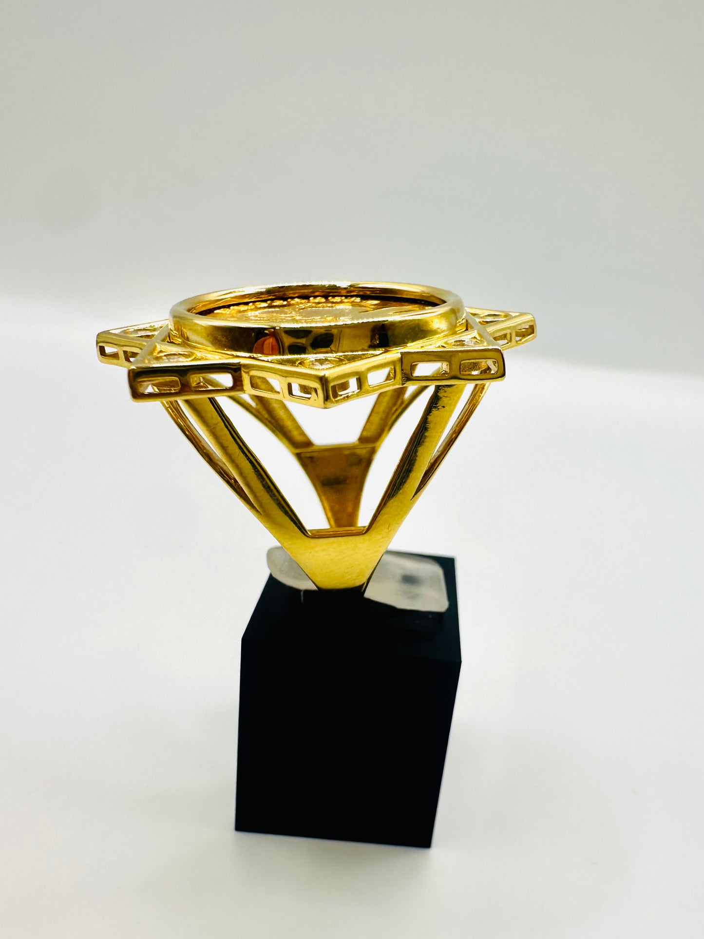 Bague Porte-Pièce “Napoléon Empire” – Or 18 et 21 carats