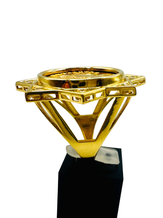 Bague Porte-Pièce “Napoléon Empire” – Or 18 et 21 carats