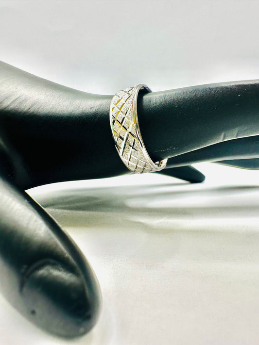 ALLIANCE HOMME EN ARGENT 925