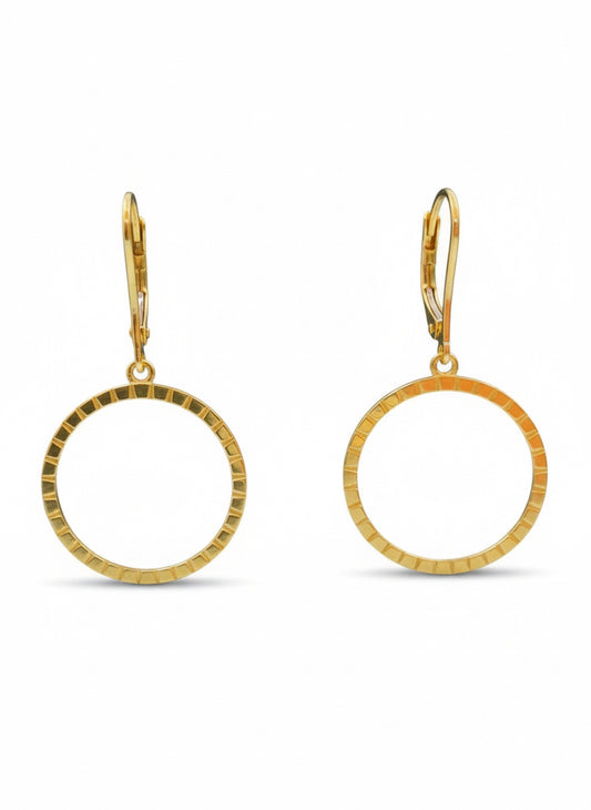 Boucles D’oreilles Porte Pièce 10 Francs 750/1000