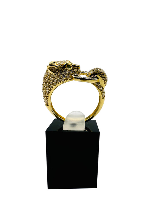Bague tête de panthère 🐆 en or 18 carats