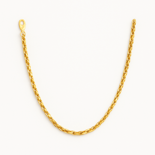 Chaîne Forçat Diamantée