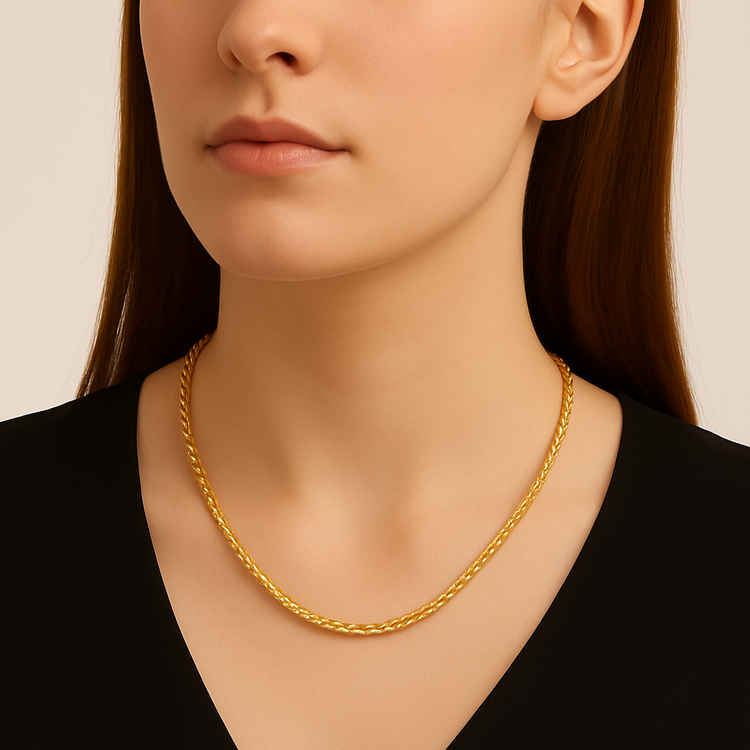 CHAINE OR - Forçat Diamanté