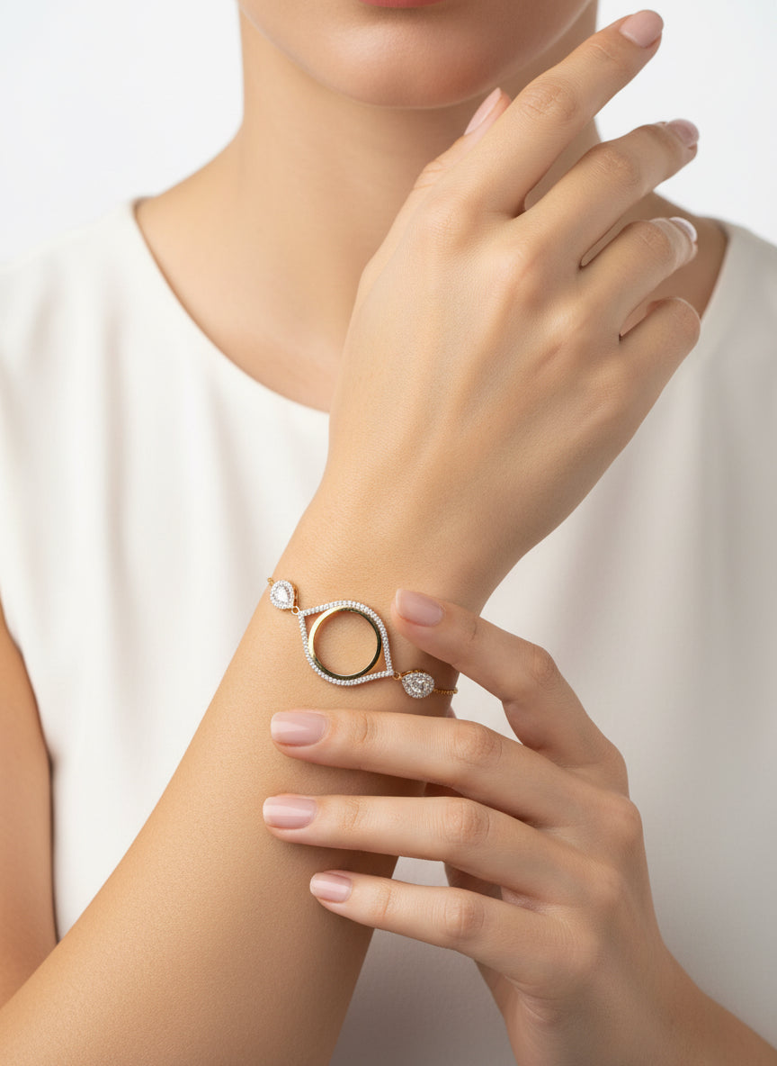 Bracelet Porte Pièce 10 Francs Or 750/1000