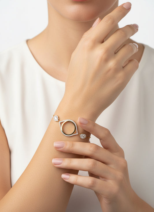 Bracelet Porte Pièce 10 Francs Or 750/1000