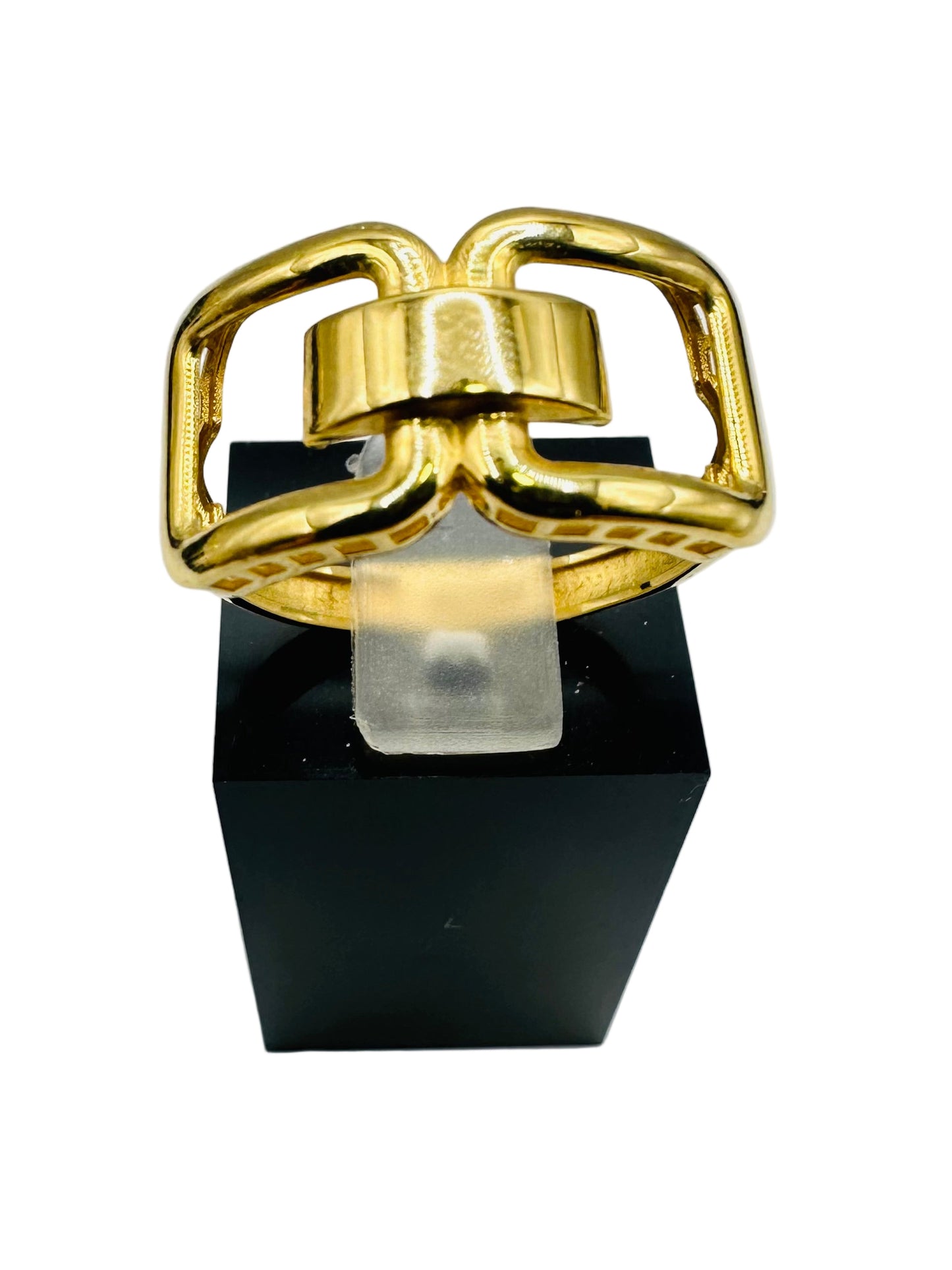 Bague Lunette en Or Jaune 18 Carats