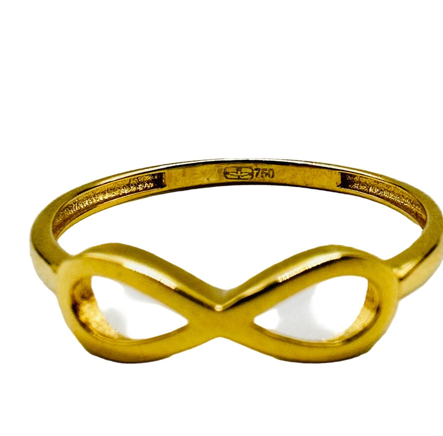 Bague Infinity en Or Jaune 18 Carats