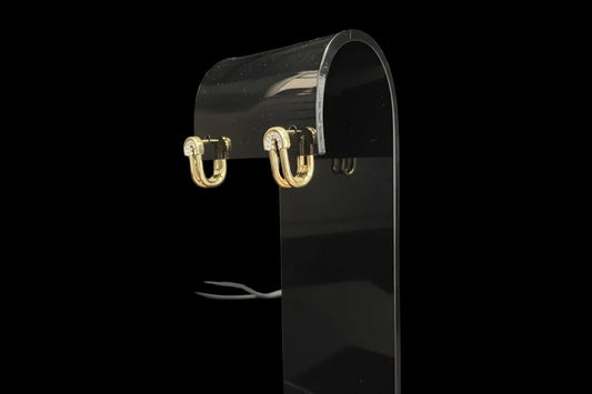 Boucles d’oreilles en or, 750/1000 ￼