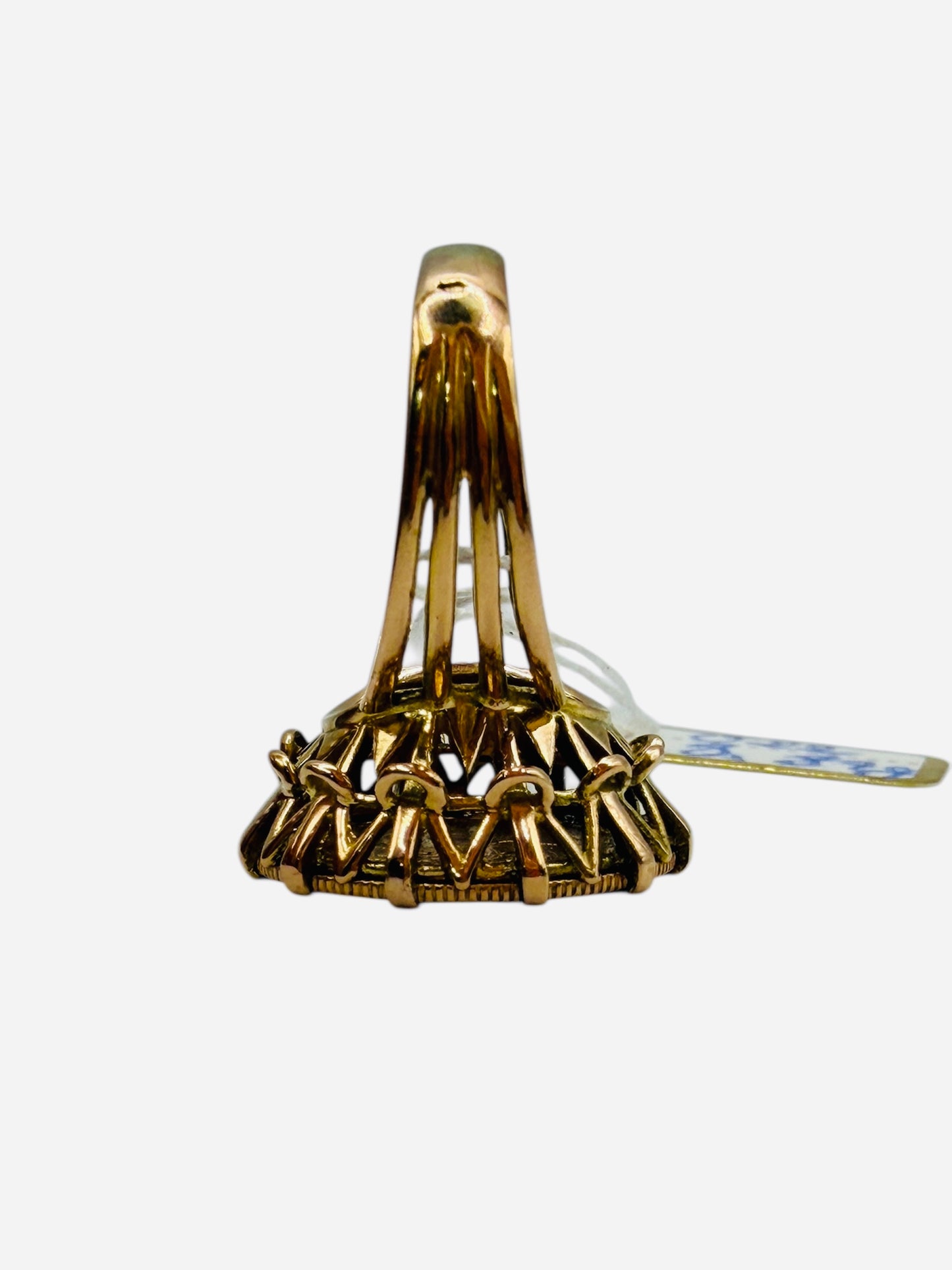 Bague porte pièce Marianne 10 francs 21,6&18 carats