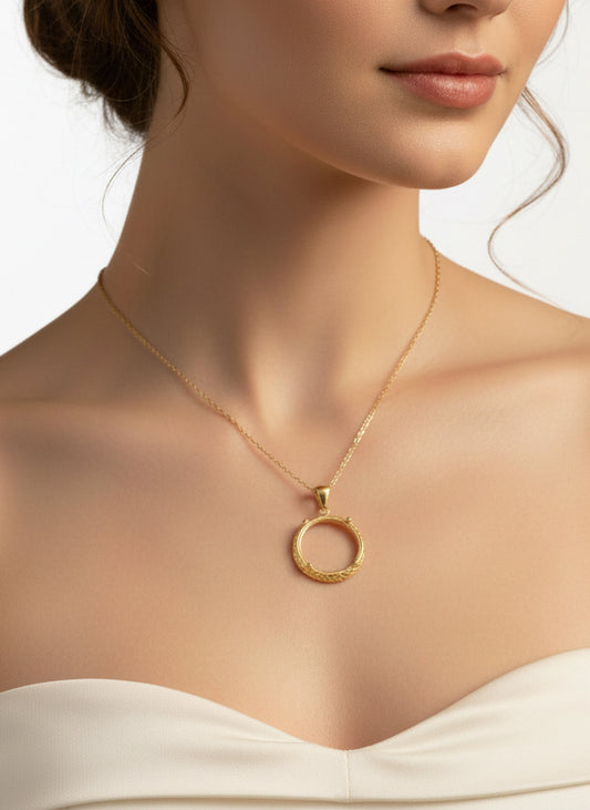 Pendentif Porte-Pièce 10 Francs Or 750/1000