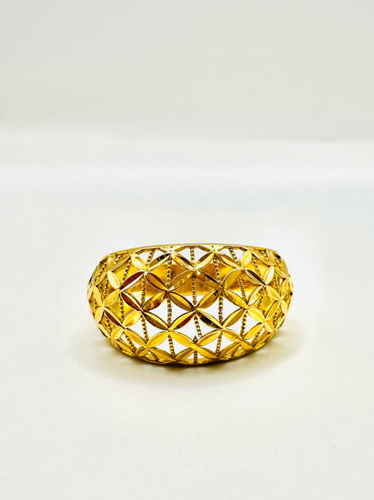 BAGUE DIAMANTINE OR 750/1000